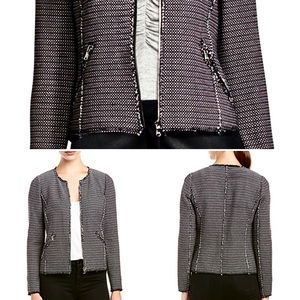 Rebecca Taylor Size 0 Tweed Blazer Jacket